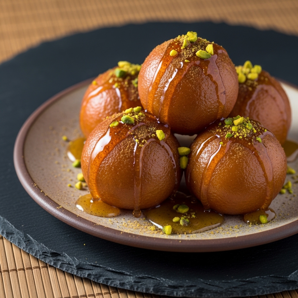 Greek Honey-Kissed Loukoumades in Warm Spiced Wine Syrup