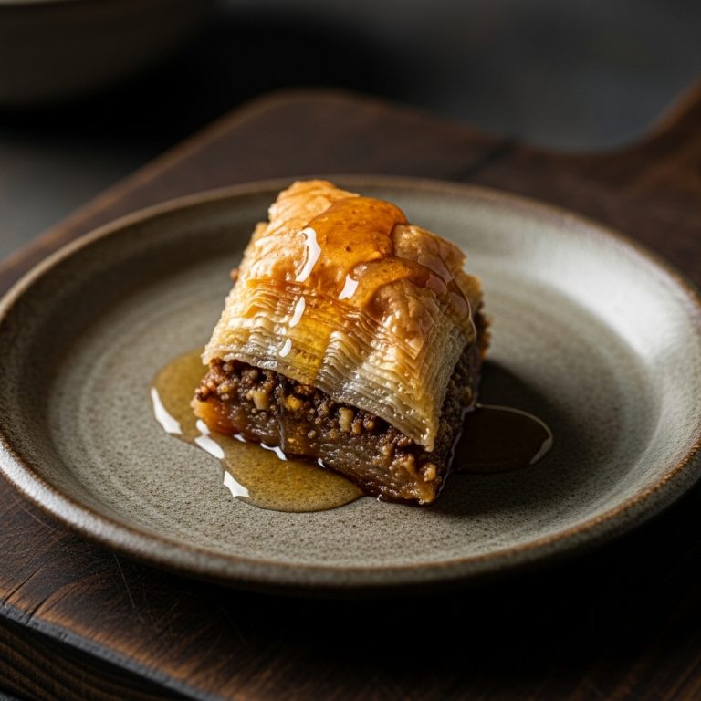 Greek Honey Walnut Baklava with Orange Blossom Syrup