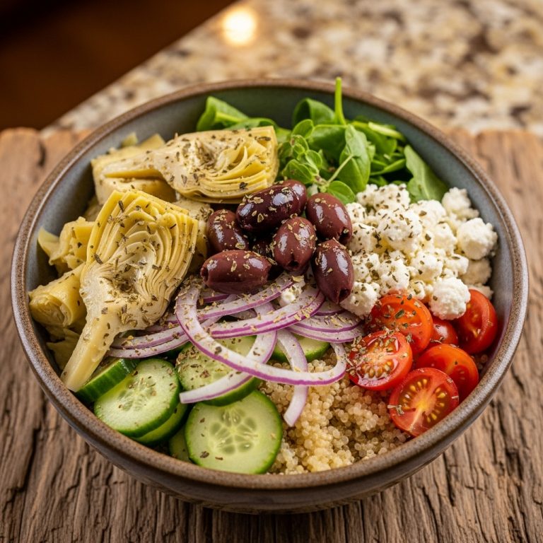 Greek-Inspired Vegan Bowl of Rejuvenation