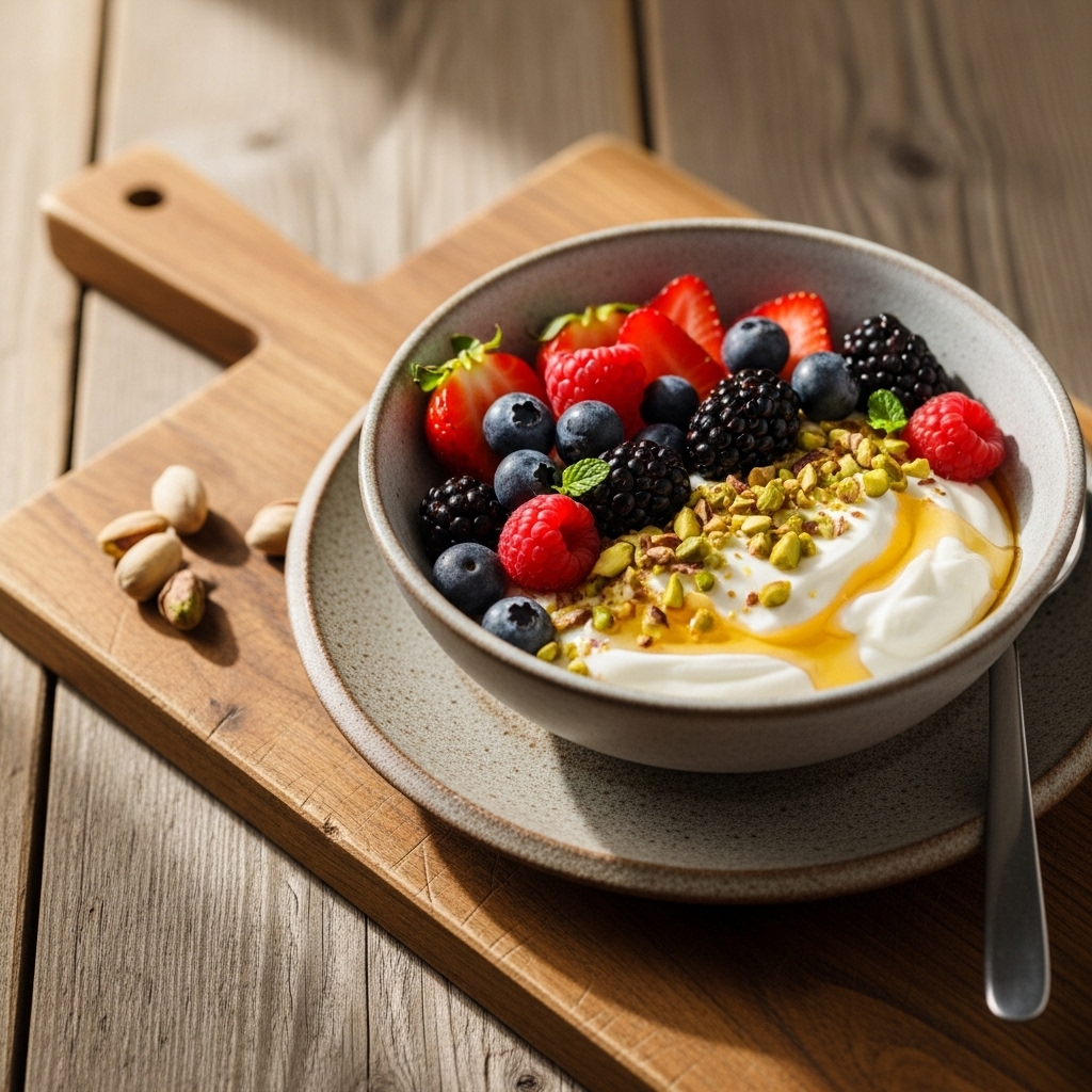 Greek Island Sunrise Breakfast Bowl