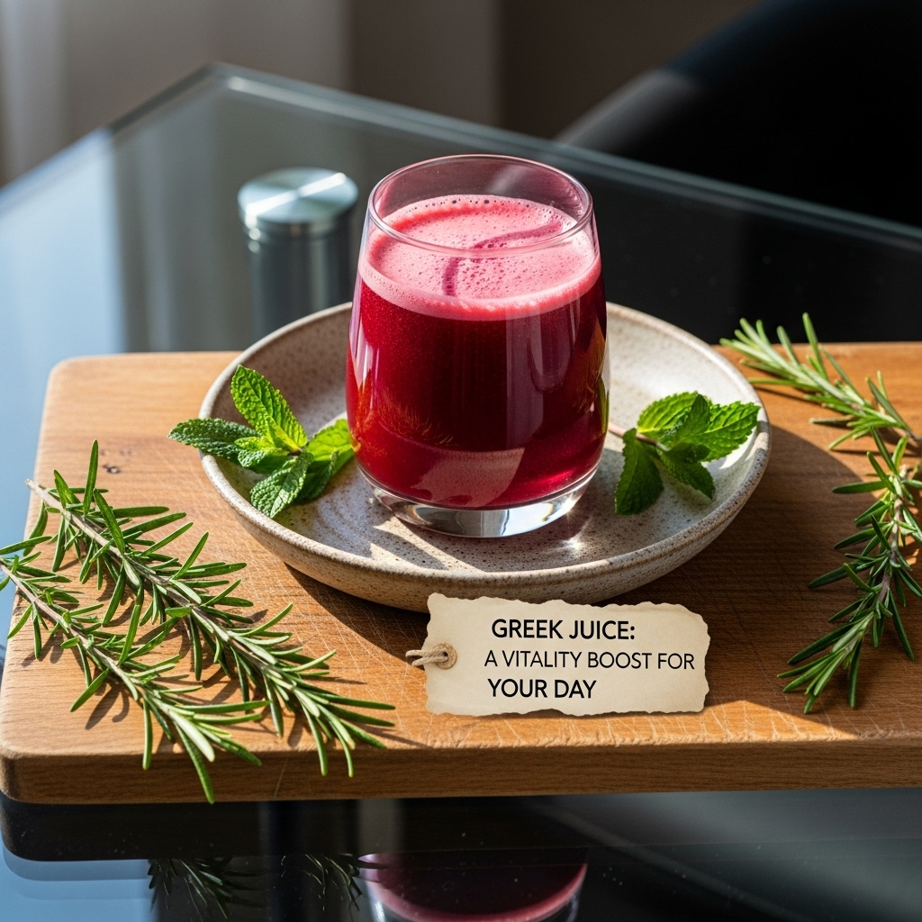 Greek Juice: A Vitality Boost for Your Day
