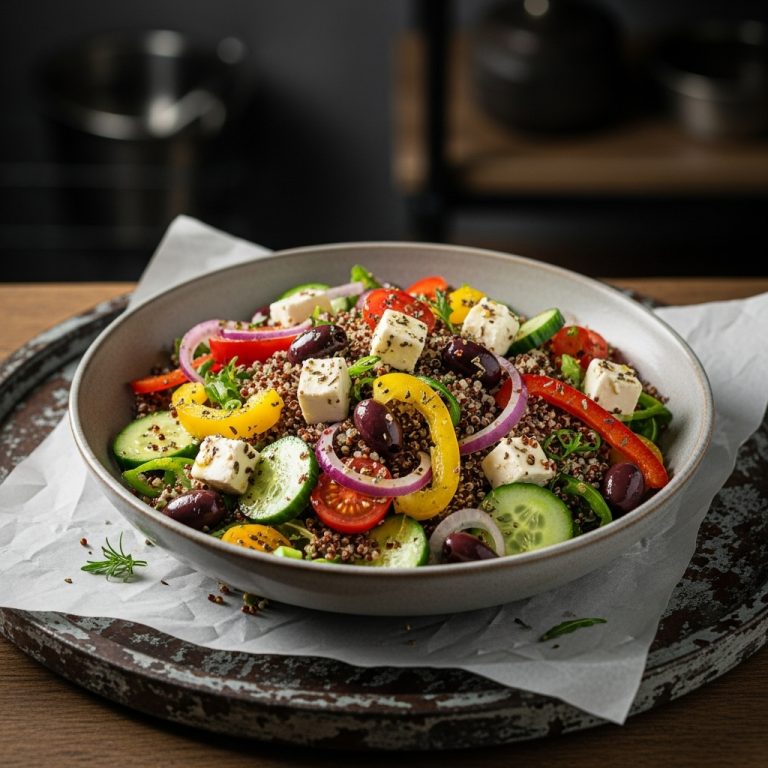 Greek Sunrise Salad Bowl with Quinoa