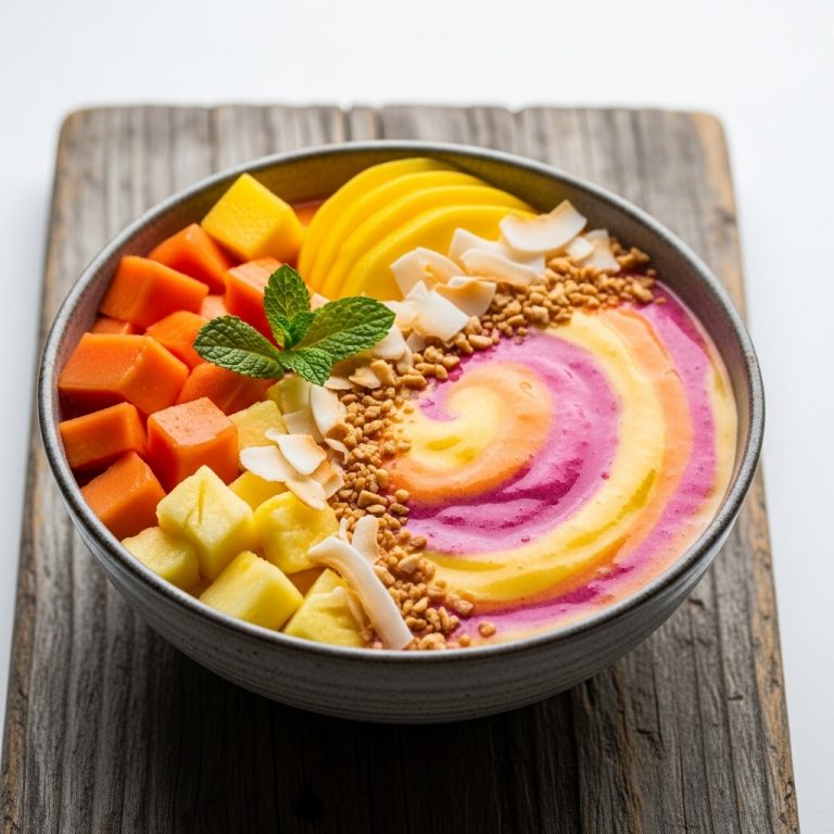 Hawaiian Island Morning Smoothie Bowl