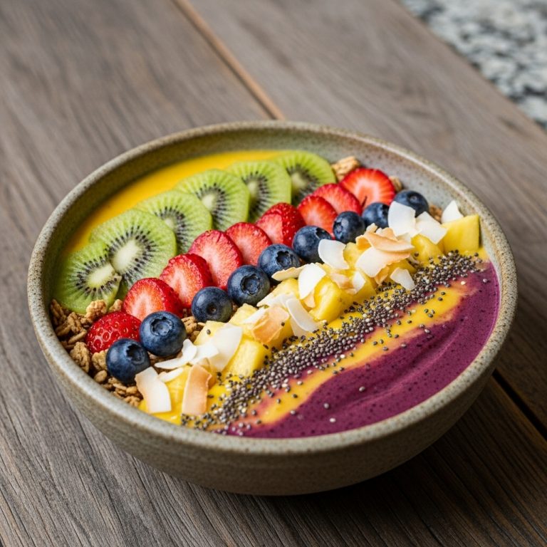 Hawaiian Sunrise Bowl: A Vibrant Vegan Energy Boost
