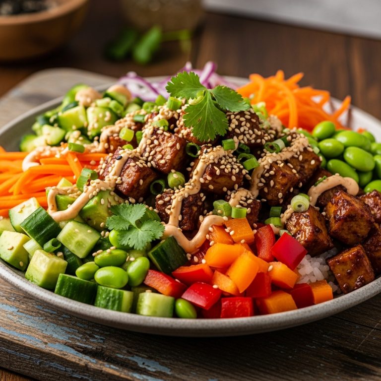 Hawaiian Veggie Poke Bowl – A Fresh, Flavorful Vegetarian Delight!