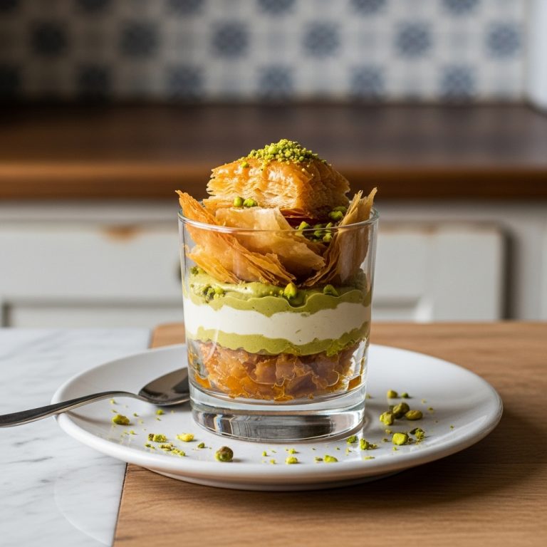 Heavenly Greek Vegan Baklava Trifle