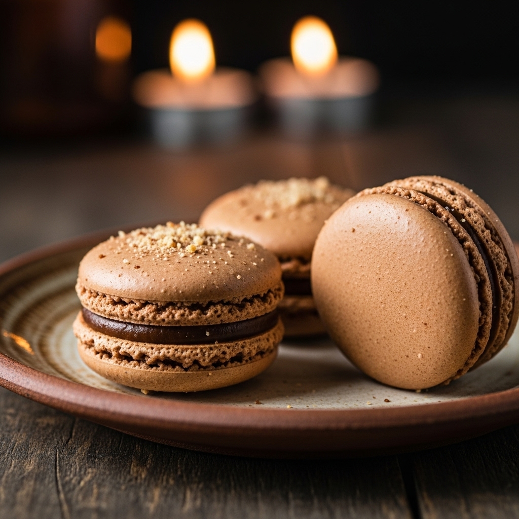 Heavenly Hazelnut Macarons