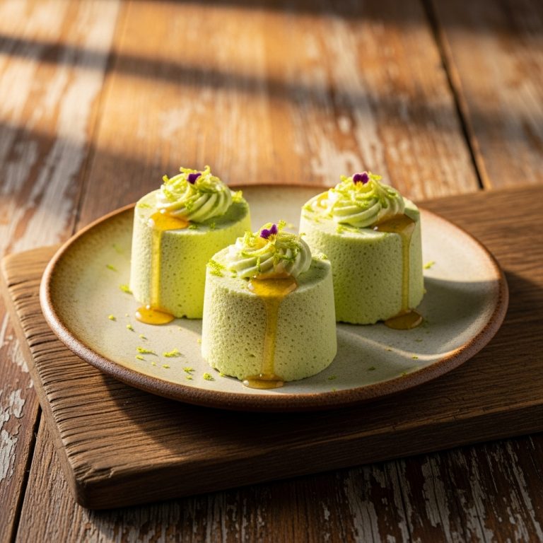 Heavenly Hula Honey-Lime Mousse Cakes