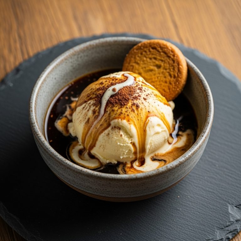 Heavenly Italian Amaretto Affogato