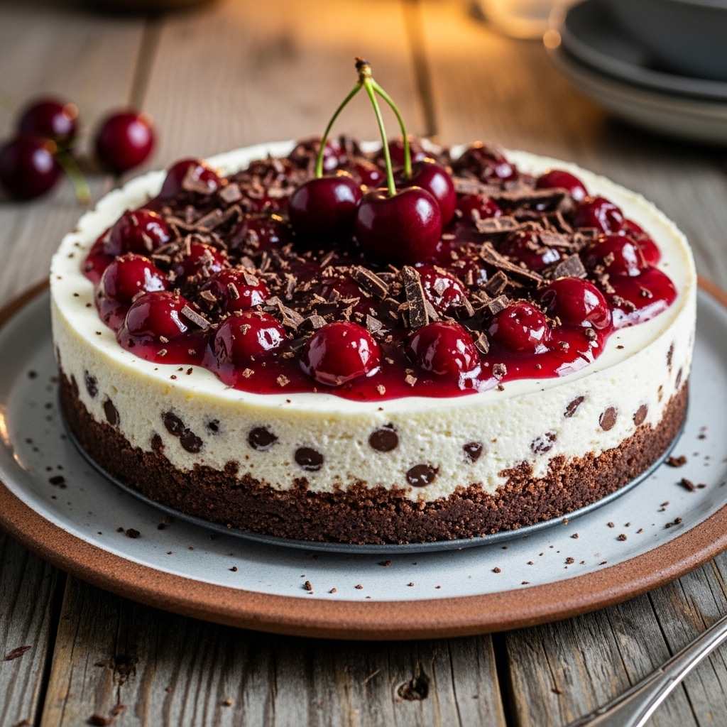 Heavenly Keto Black Forest Cheesecake