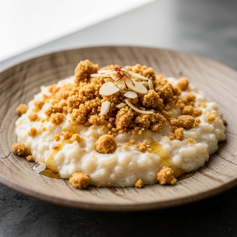 Heavenly Paleo Pakistani Kheer with Almond Crumble – A Sensory Dessert Masterpiece