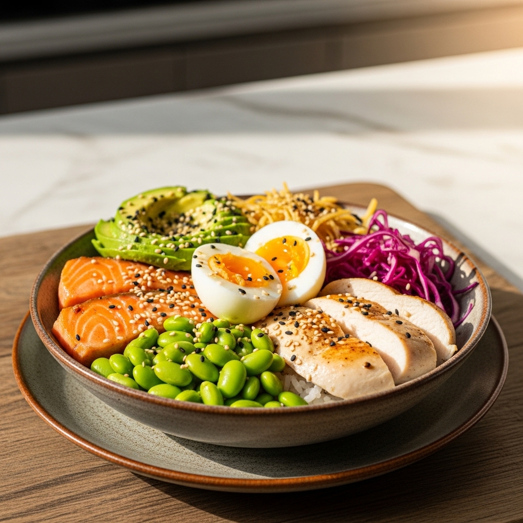 High-Protein Japanese Bowl – Energize Your Day