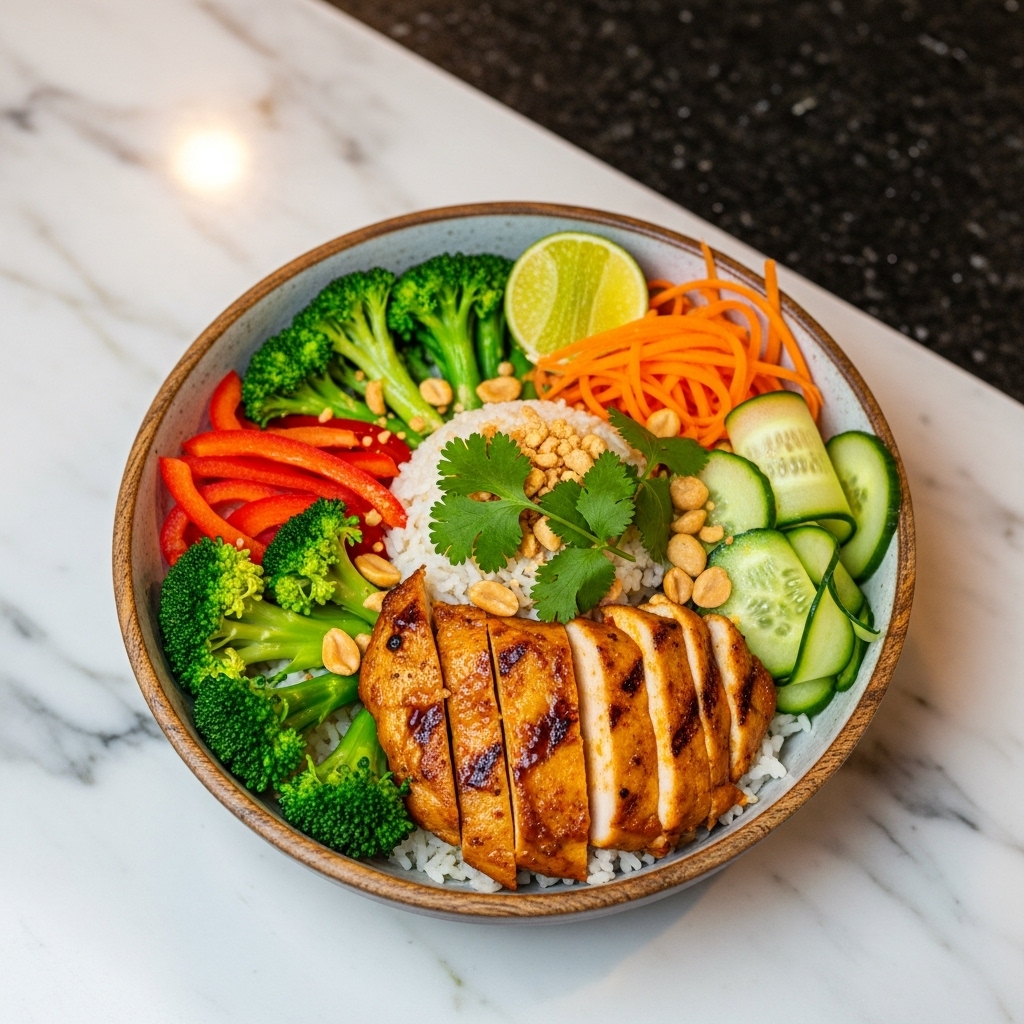 High-Protein Thai Bowl: Energize Your Day with Balance and Clarity