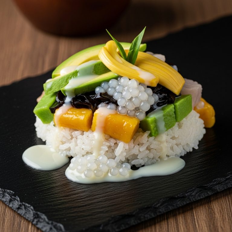 Indonesian Coconut Rice Pudding (Es Teler) – A Refreshing Summer Dessert