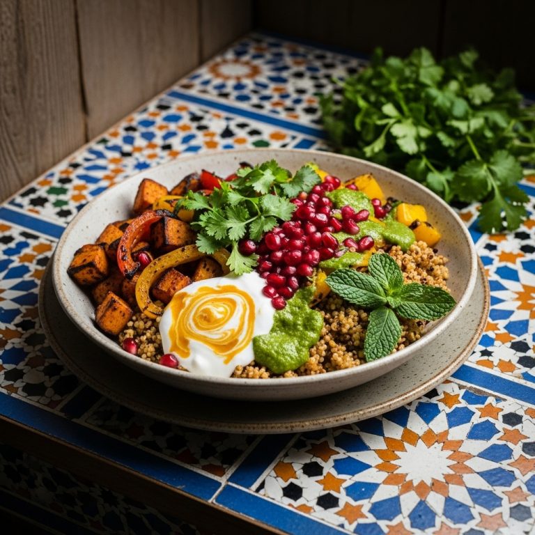 Invigorating Indian Vegan Breakfast Bowl
