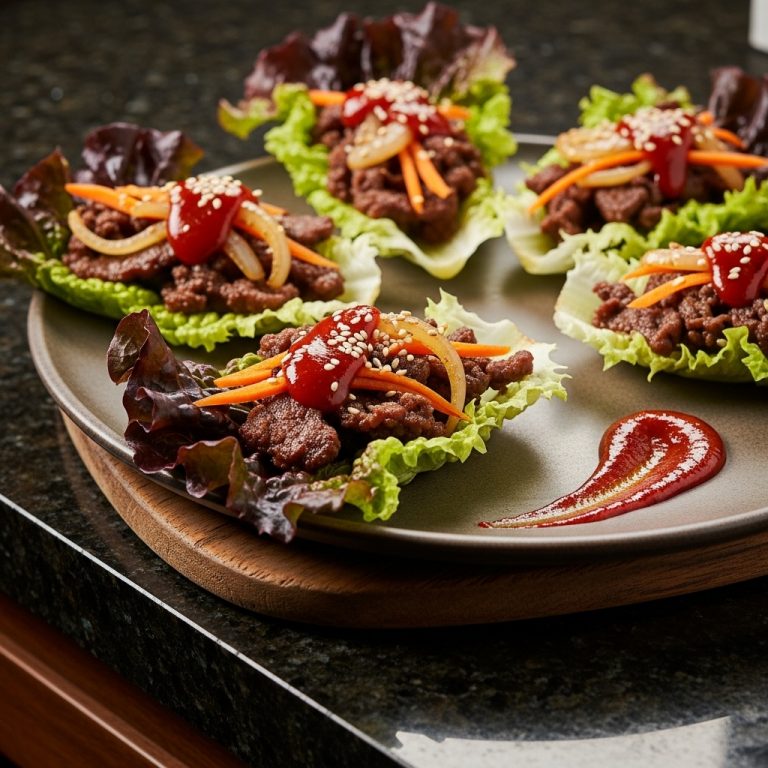 Invigorating Korean Bulgogi Lettuce Wraps