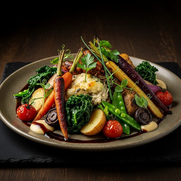 “Irish Garden Symphony Vegetarian Feast: A Mouthwatering Vegetarian Dinner Recipe”