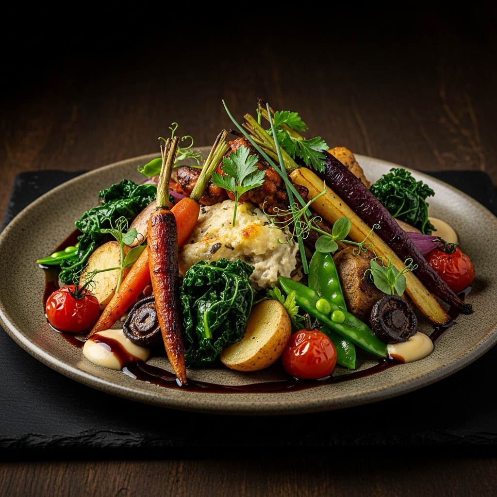 “Irish Garden Symphony Vegetarian Feast: A Mouthwatering Vegetarian Dinner Recipe”