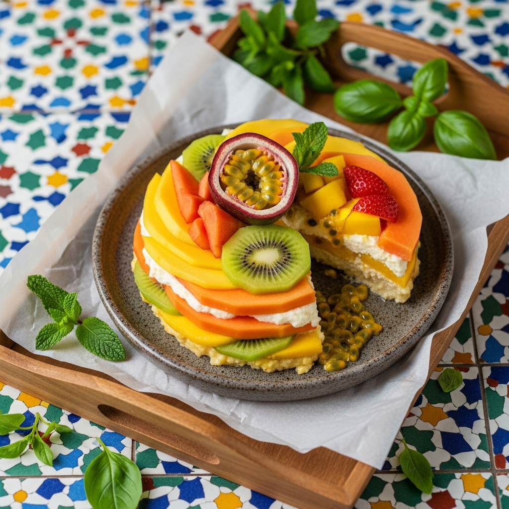 Island Paradise Tropical Fruit Pudding