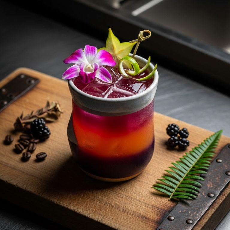 Island Sunset Twilight Cocktail