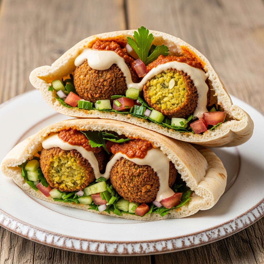 Israeli Falafel Pita Sandwich – A Healthy & Delicious Snack for the Whole Family!