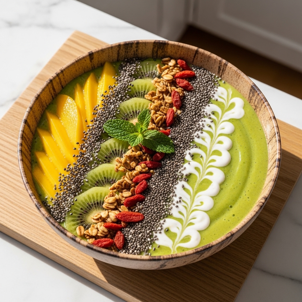 Japanese Energy Boost Smoothie Bowl