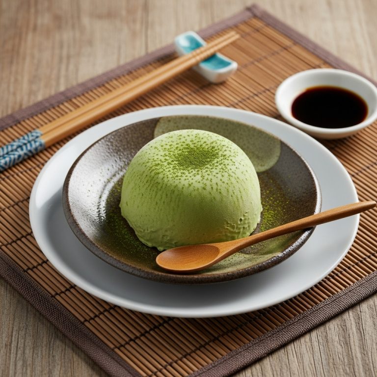 Japanese Frozen Green Tea Mousse