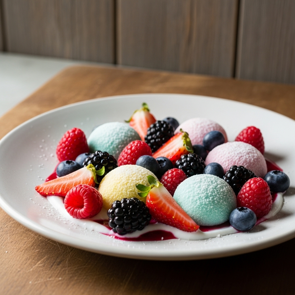 Japanese-Inspired Paleo Mochi Berry Delight
