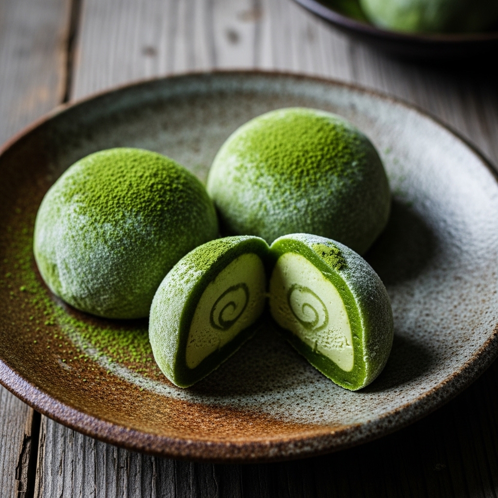 Sakura Matcha Frozen Mochi Delights