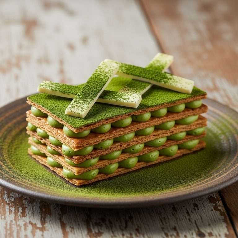 Japanese Matcha Mille-Feuille