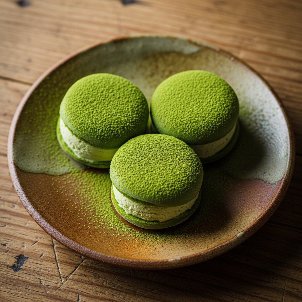 Japanese Matcha Mochi Ice Cream