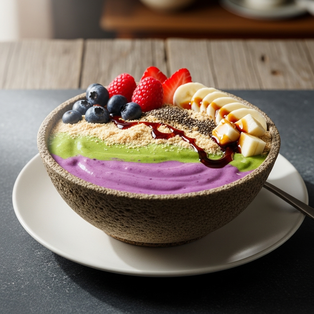 Japanese Protein Boost Smoothie Bowl