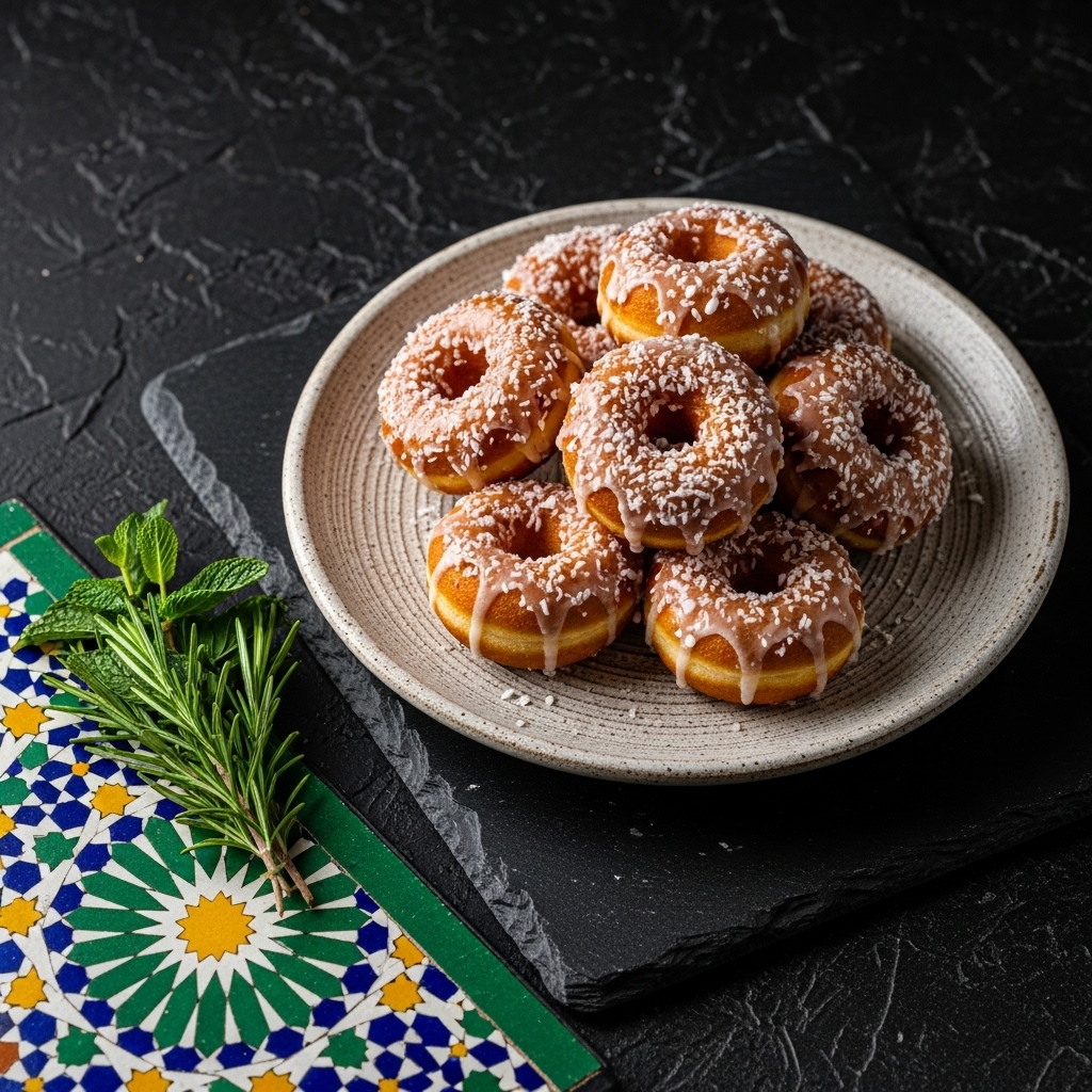 Kenyan Vegan Mbao Doughnuts with Coconut Glaze