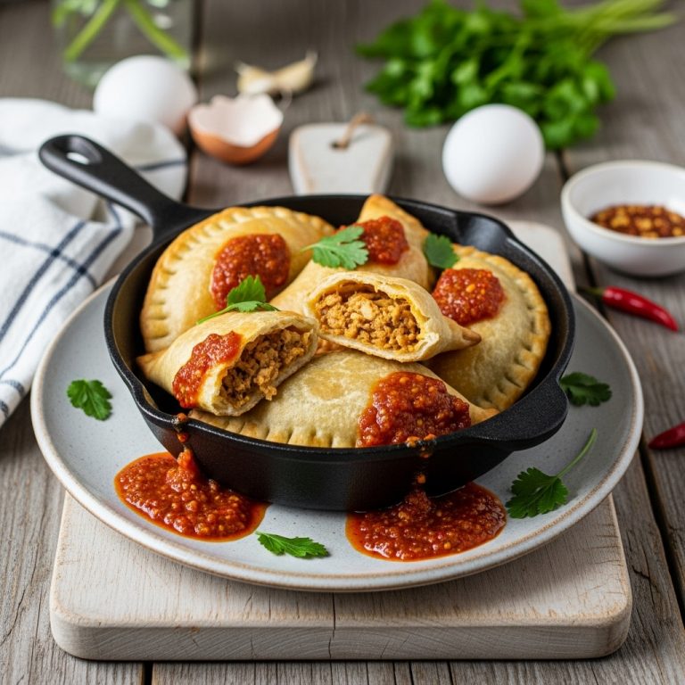 Keto Argentinian Empanada Skillet with Spicy Chimichurri