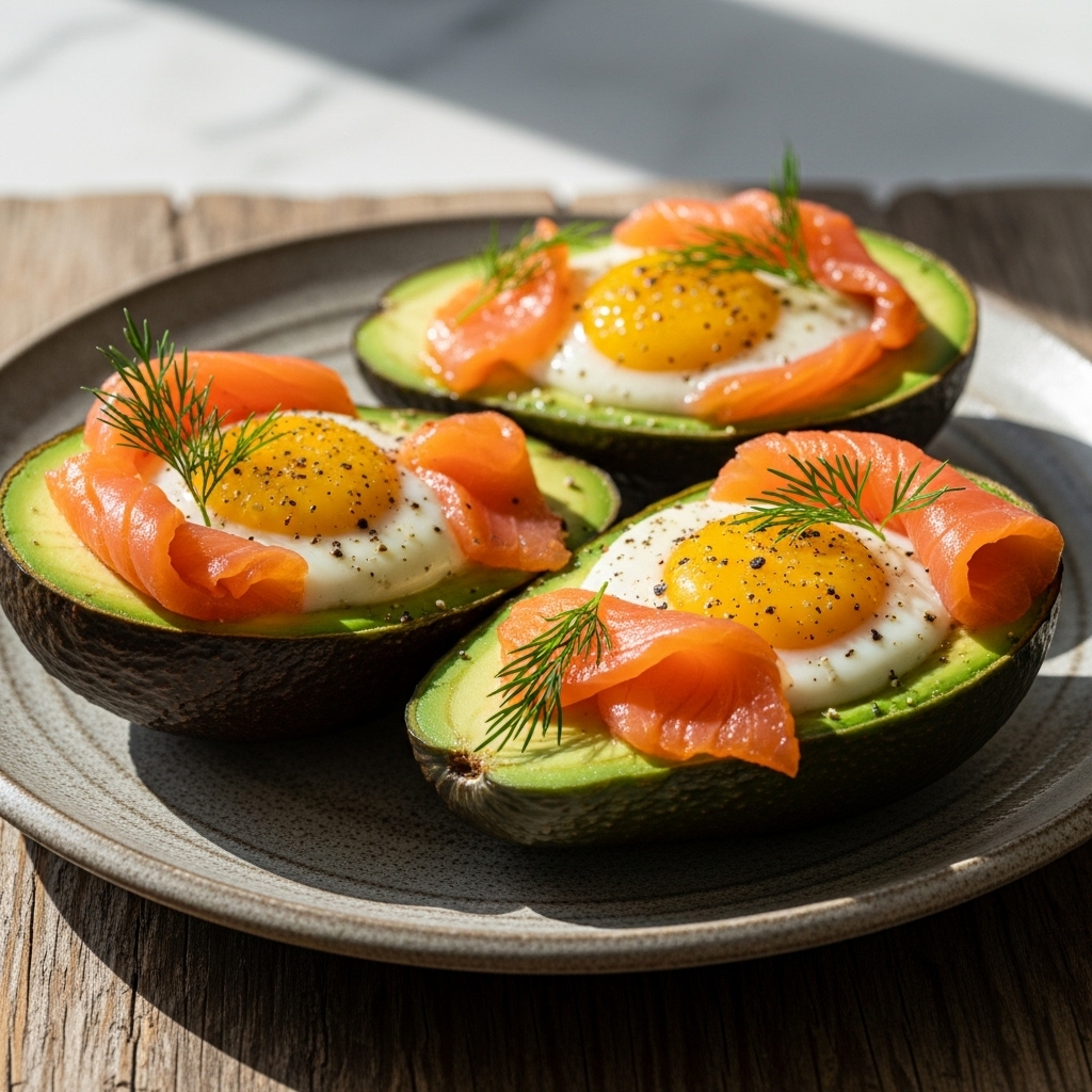 Keto Avocado Egg Boats with Smoked Salmon – A Deliciously Satisfying Low-Carb Brunch