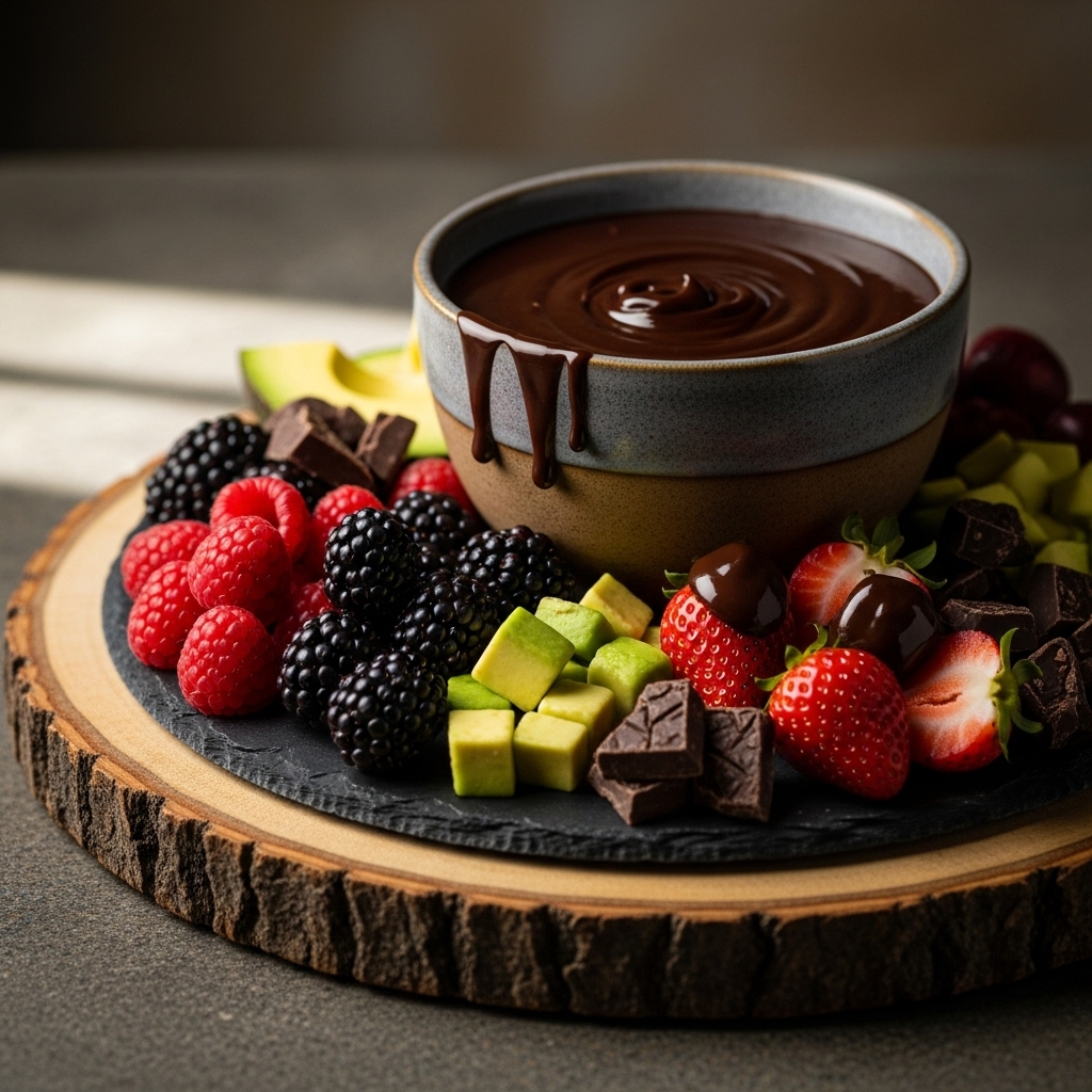 Keto Chocolate Fondue