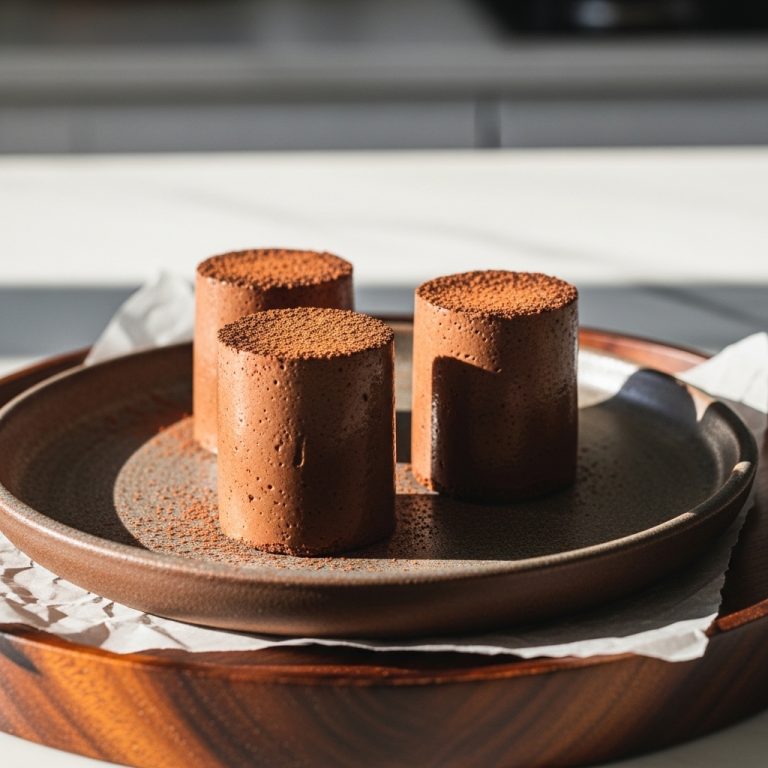 Keto Chocolate Mousse Cylinders