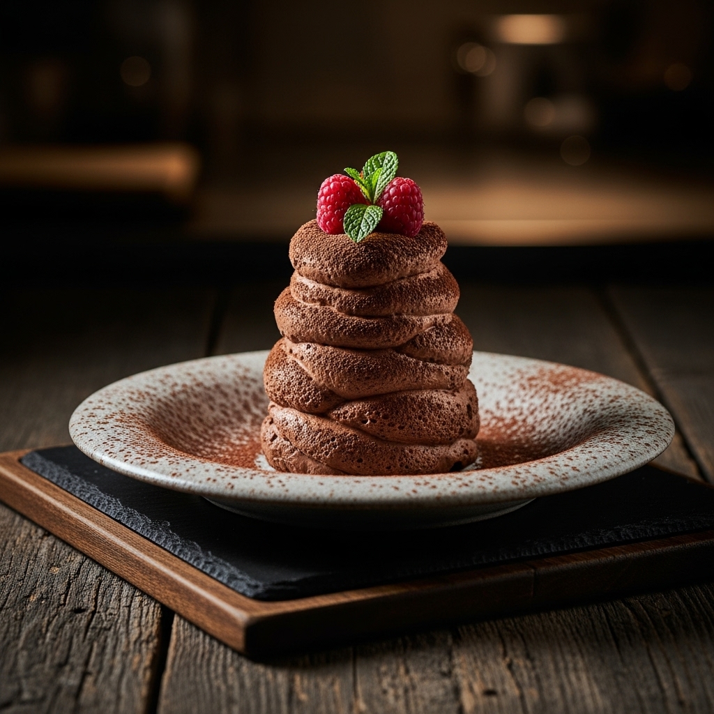 Keto Chocolate Mousse Tower