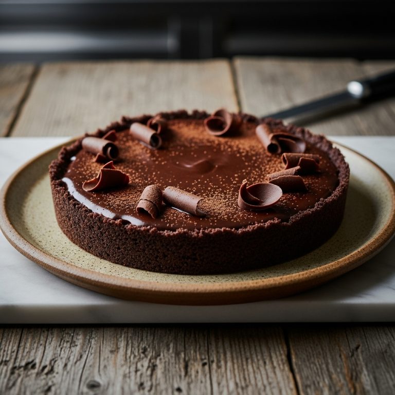 Keto Chocolate Silk Pie