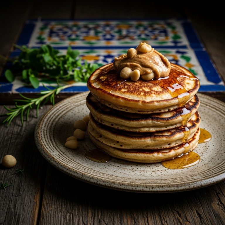 Keto Coconut Flour Pancakes with Macadamia Nut Butter