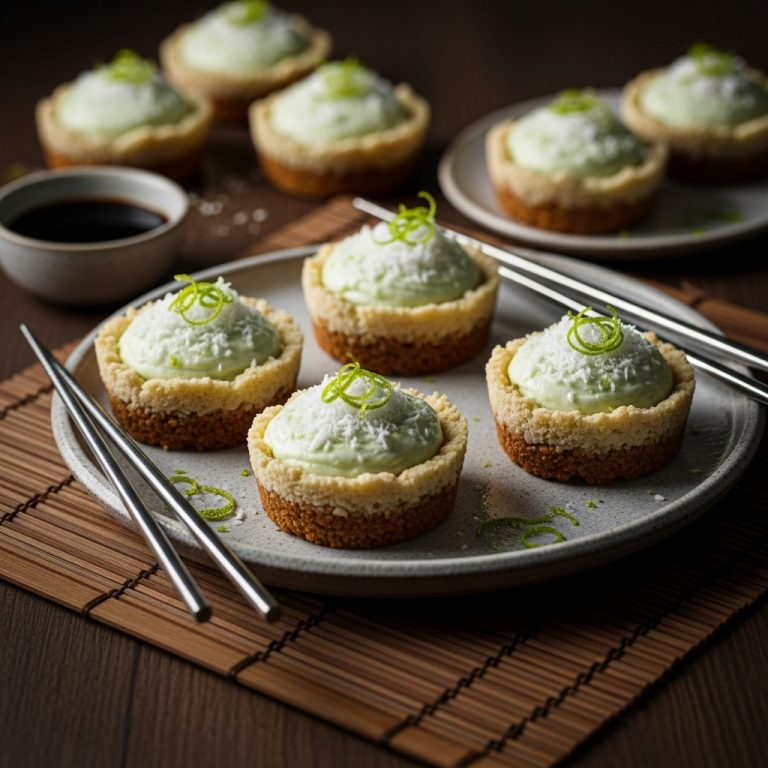 Keto Coconut Lime Cheesecake Tarts: A Sri Lankan-Inspired Dessert Delight
