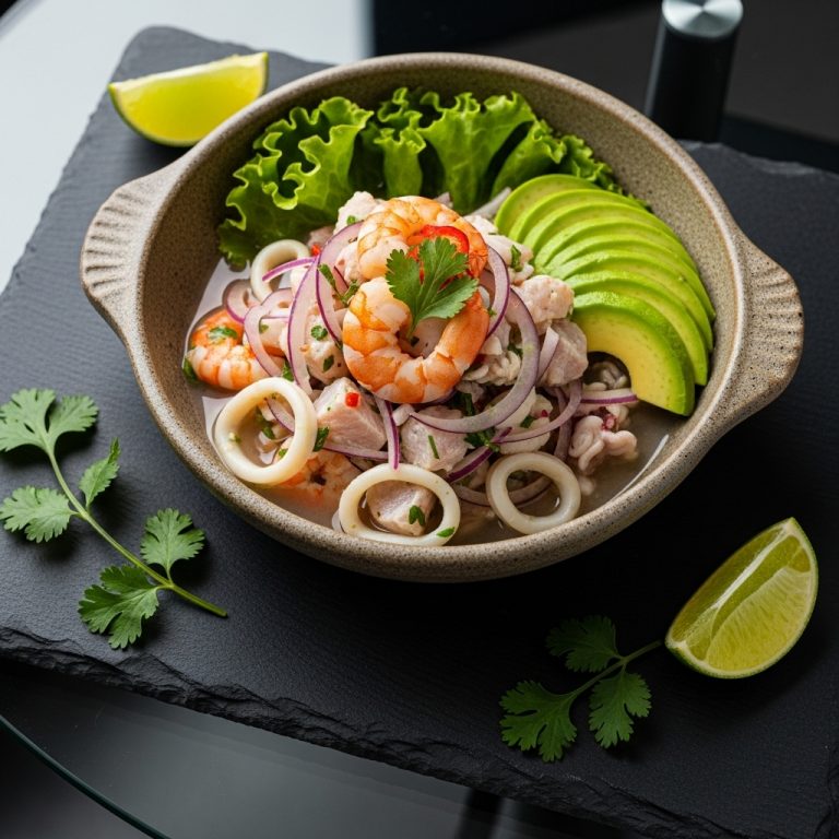 Keto Colombian Ceviche Delight: A Mouthwatering Seafood Extravaganza