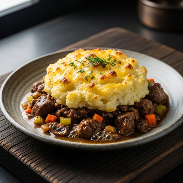Keto Cottage Pie with Mushroom Gravy – A Luxurious Low-Carb Scottish Feast for Foodies