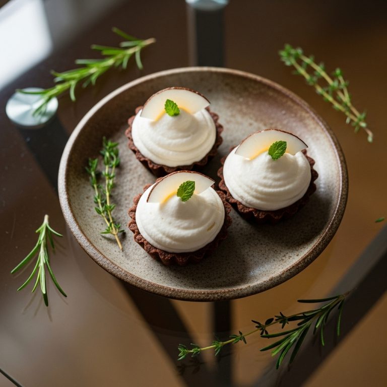 Keto Delight Coconut Mousse Tarts