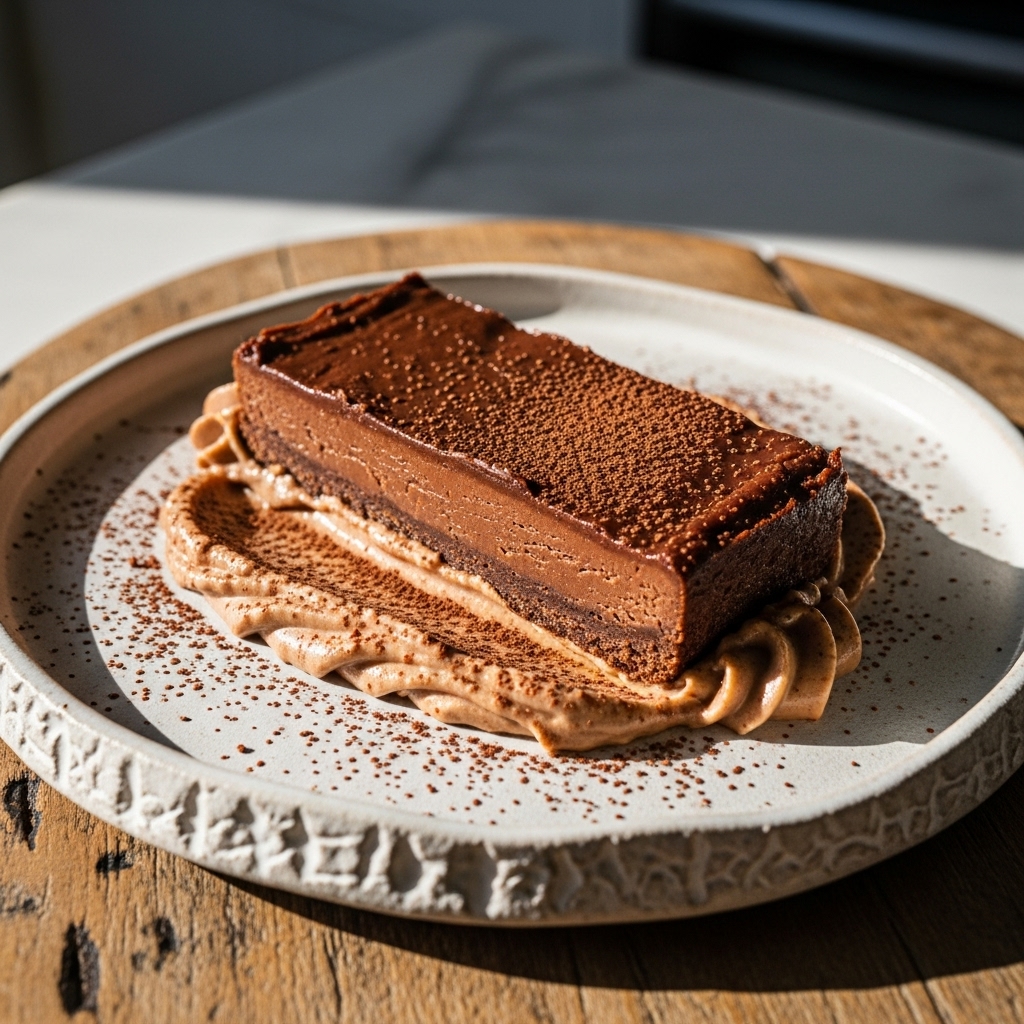 Keto Delight: Silken Chocolate Fudge in Hazelnut Cream