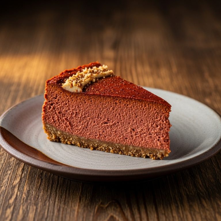 Keto Ethiopian Berbere Spiced Almond Flour Cheesecake