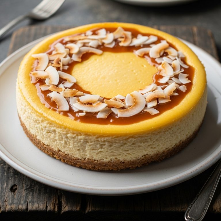 Keto-Friendly Cuban Dessert Delight: Coconut Flour Cuban Cheesecake
