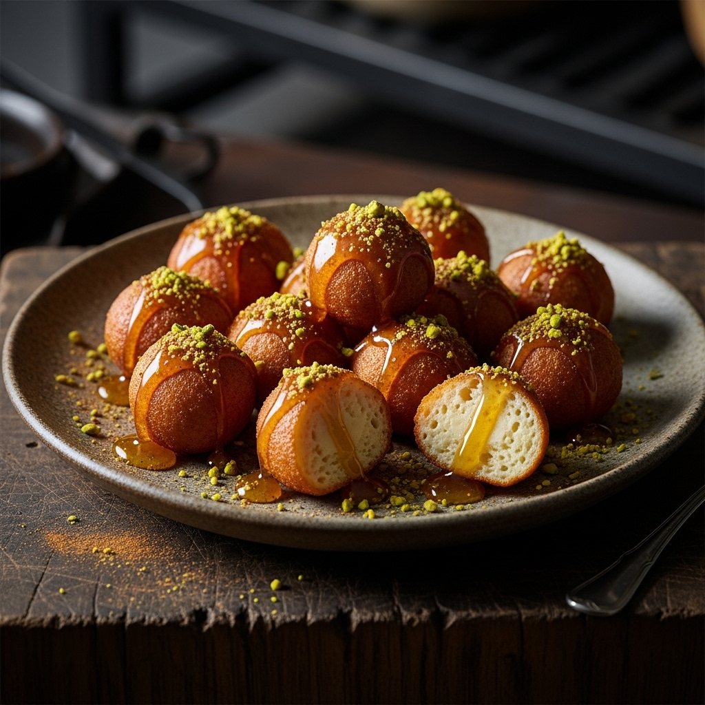 Keto-Friendly Greek Frozen Treat: Honeyed Loukoumades