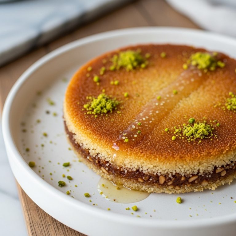 Keto-Friendly Lebanese Almond Semolina Cake (Knafeh)