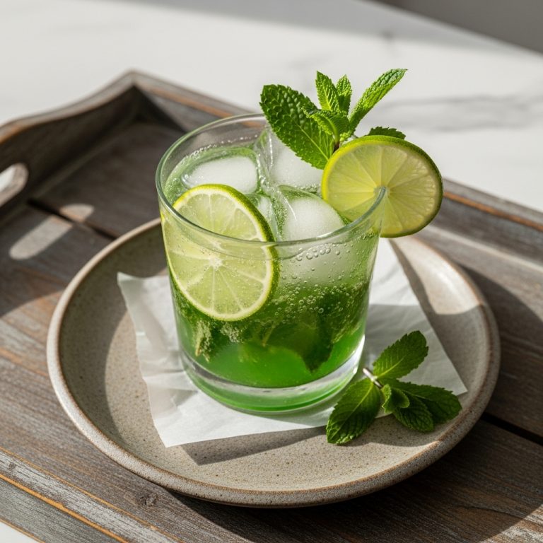 “Keto-Friendly Spanish Mojito Mocktail”